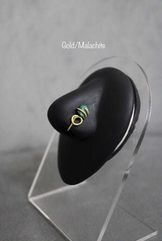 Genuine Crystal Gold Nose Cuffs