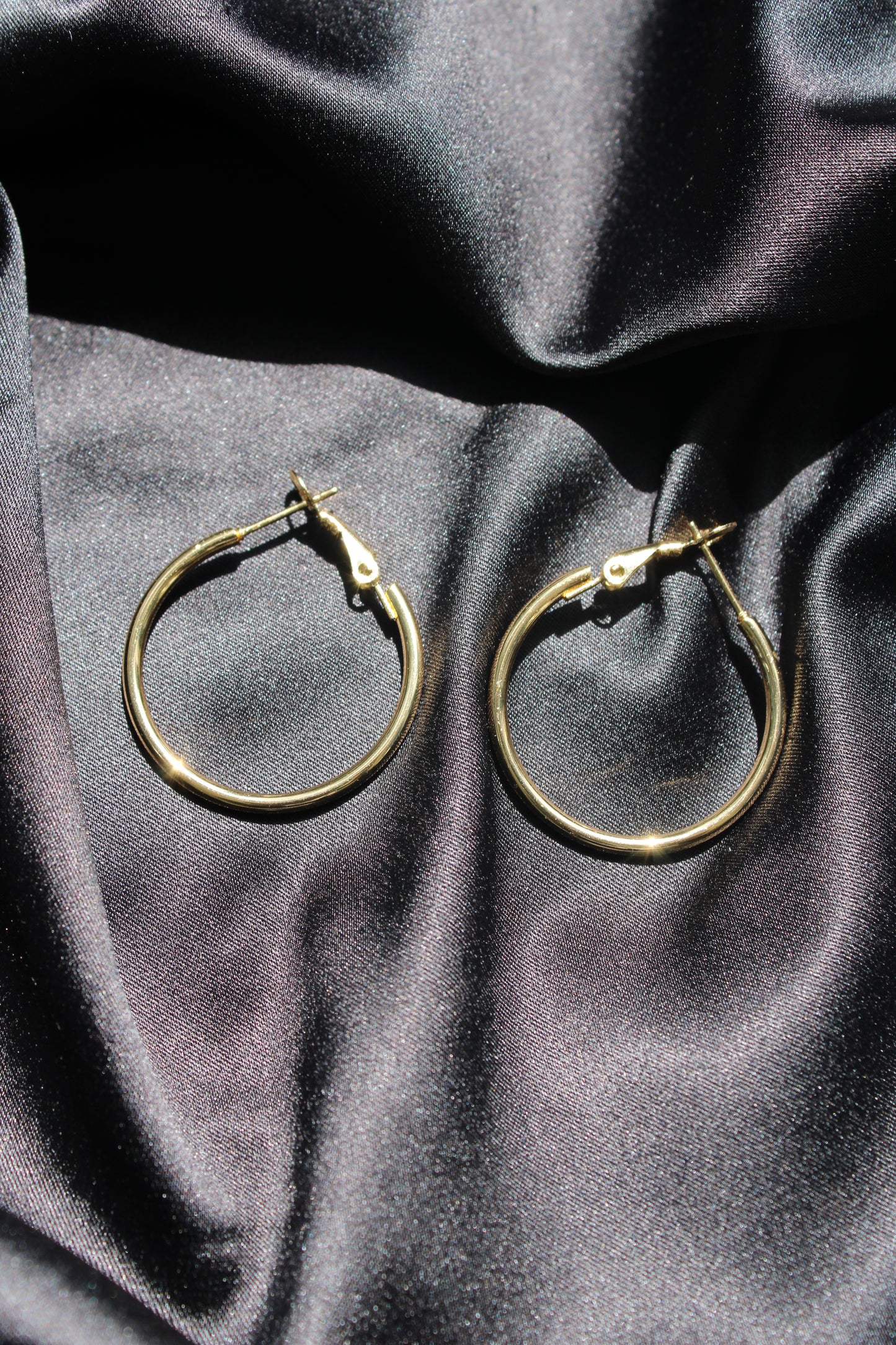 Classic Gold Small Hoops
