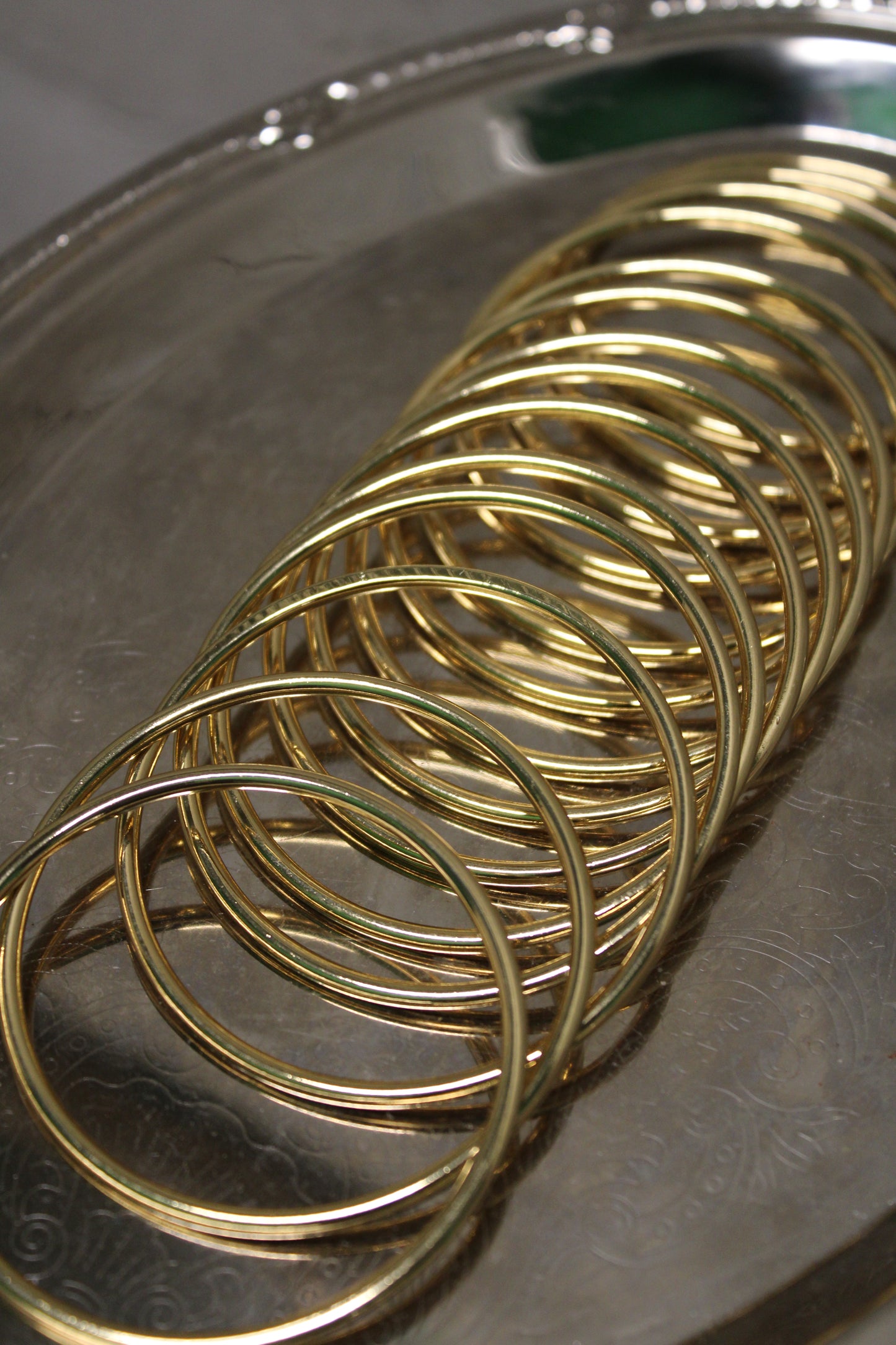 Gold DC Bangles (Set of 7)