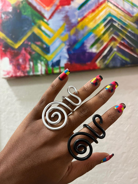 Handmade Swirl Ring